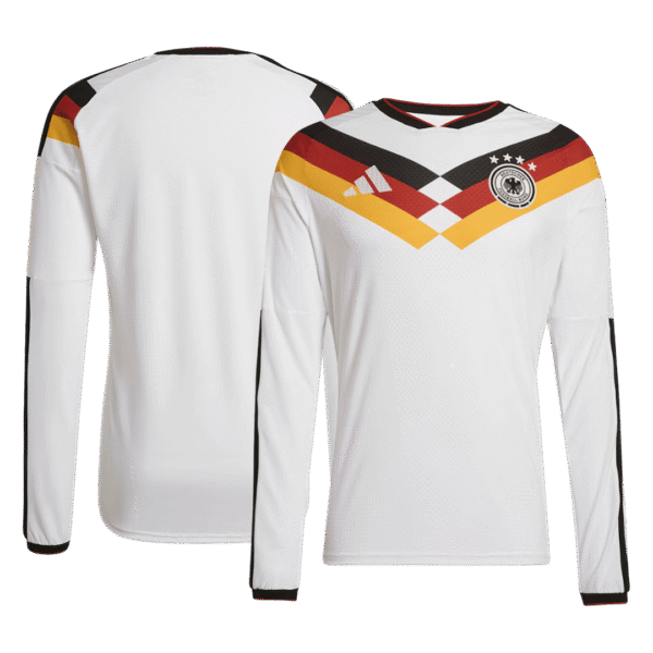 27b3c3411910e4aaf1e62619b17e145d_dfb03172-aa04-4530-843a-17eba248622a Germany World Cup Home Shirt 2026 - White Long Sleeve Plus Size